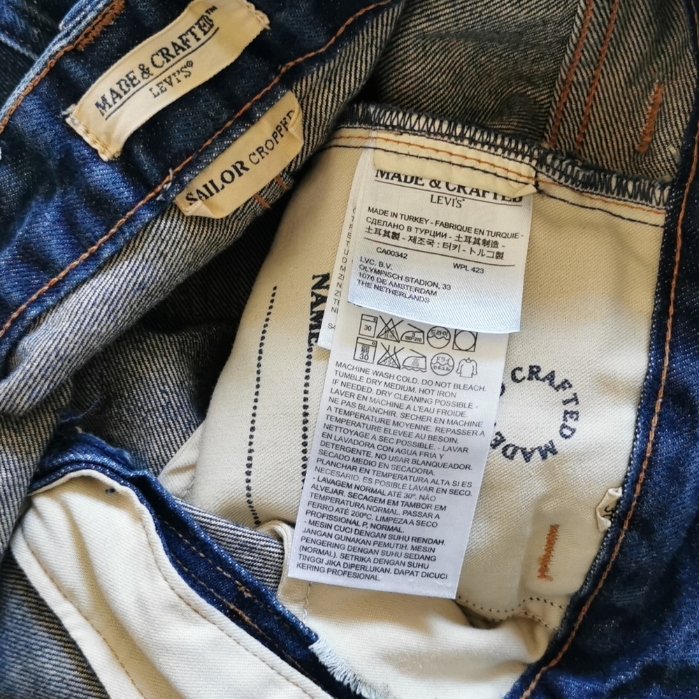 Levi's Made&Crafted Sailor Cropped Wide Leg - Picture 12 of 14